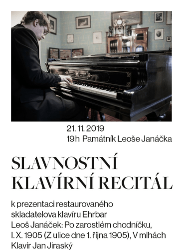 Slavnostní Klavírní Recitál: Po zarostlém chodníčku Janáček