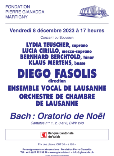 Concert du souvenir: Weihnachts-Oratorium, BWV 248 Bach, J. S.