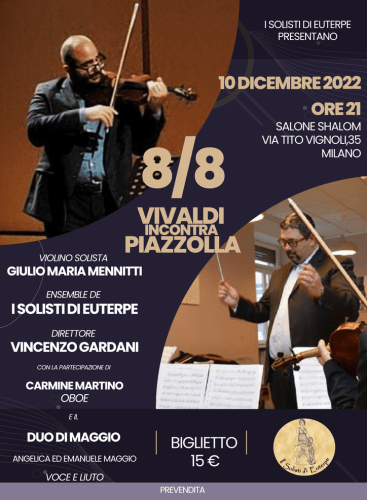 8/8 - Vivaldi incontra Piazzolla: Oboe Concerto in A Minor, RV 463 Vivaldi (+3 Altro)