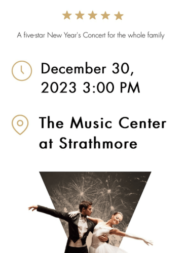 New Years Concert Washington / USA: Die Csárdásfürstin Kálmán (+1 Mehr)