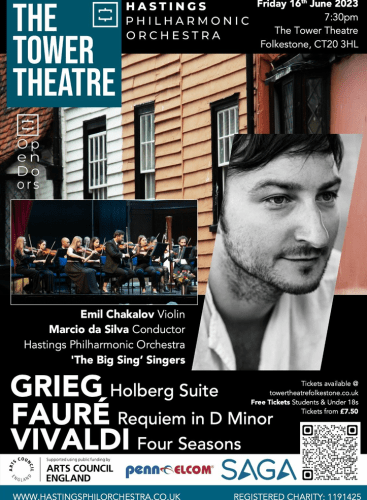 Hastings Philharmonic Orchestra: Holberg Suite Op. 40 Grieg (+2 More)