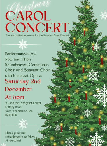 Christmas Carol Concert: Poster