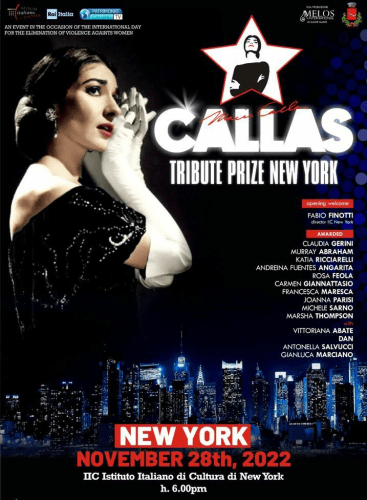 Maria Callas Tribute Awards Opera Gala