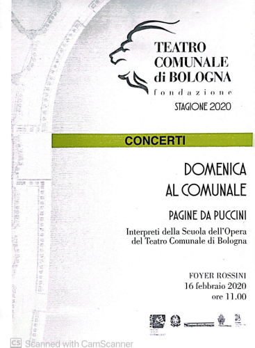 Domenica al Comunale: La Bohème Puccini