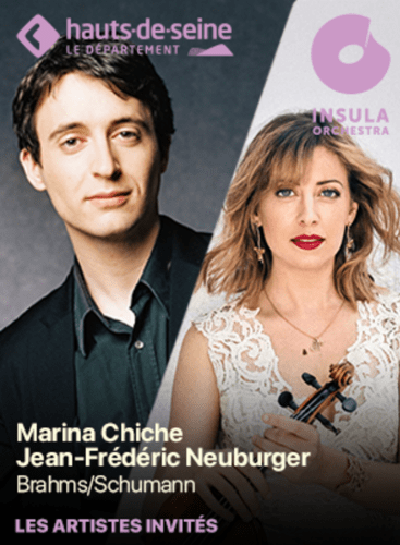 Marina Chiche/Jean-Frédéric Neuburger: Sonata no. 1 for violin and piano in A minor, op. 105 Schumann,R (+2 More)