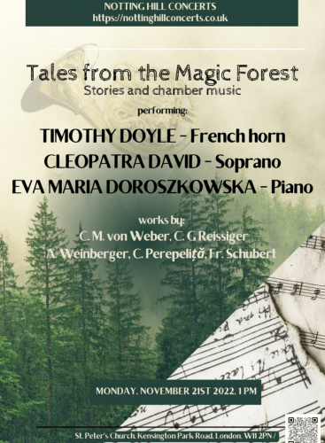 Notting Hill Concerts - “Tales From the Magic Forest”: Oberon Weber (+7 More)