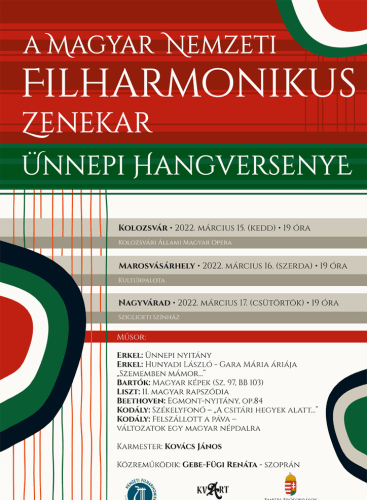A MAGYAR NEMZETI FILHARMONIKUS ZENEKAR ÜNNEPI HANGVERSENYE: Concert Various