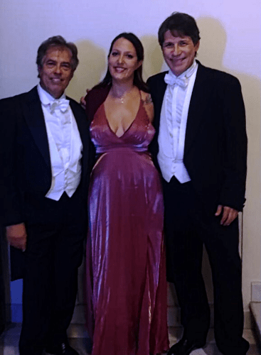 Prima del concerto: Giovanni Velluti, Loretta Venditti e Alessandro Fantini