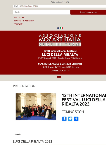 Concerto Festival Luci della Ribalta-Mozart Terni