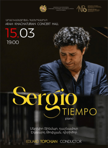 Pianist Sergio Tiempo returns to Armenia: Piano Concerto No. 1 in D-flat major, Op. 10 Prokofiev (+2 More)