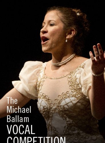 The Michael Ballam Vocal Competition: Poster
