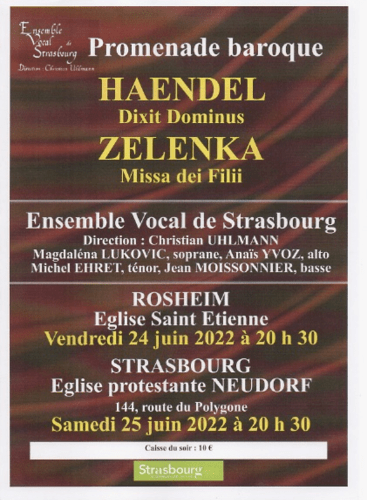 “Dixit Dominus”, Handel / “Missa dei Filii”, Zelenka: Concert Various