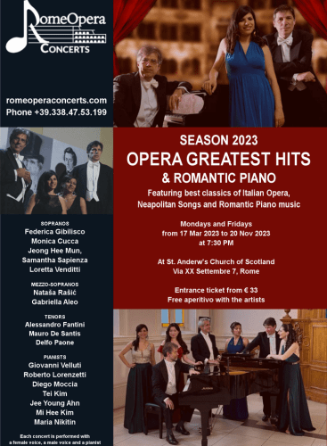 Opera's Greatest Hits & Romantic Piano - Season 2023: Opera Gala Various