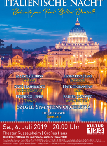 ITALIENISCHE OPERNNACHT "Belcanto pur, Verdi, Bellini, Donizetti": Concert Various