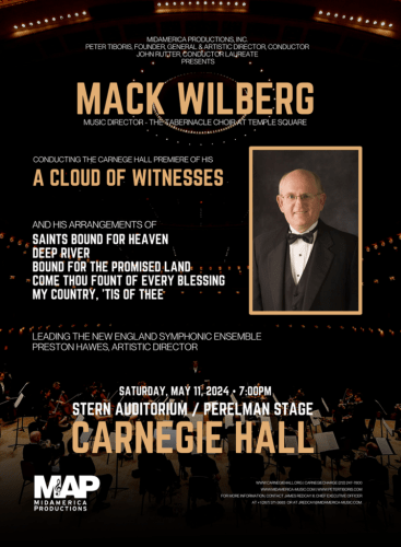 Music Director of The Tabernacle Choir Mack Wilberg conducts his own compositions and arrangements: A Cloud of Witnesses Mack Wilberg (+1 More)