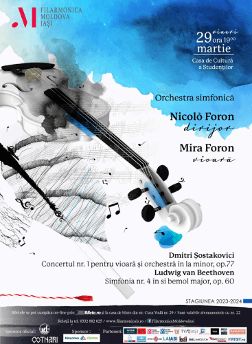 Concert simfonic: Violin Concerto No. 1 in A Minor, op. 77 Shostakovich (+1 More)
