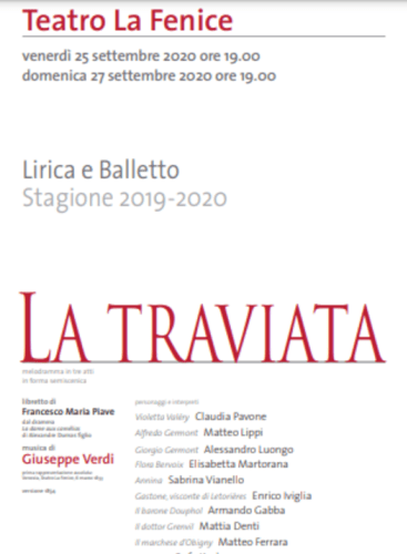 La traviata (in forma semi-scenica): La traviata Verdi