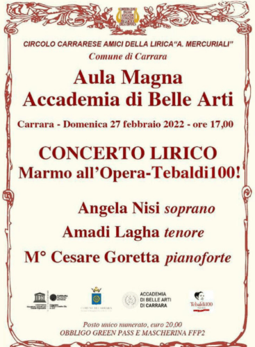 Concerto lirico Marmo all’Opera: Recital Various