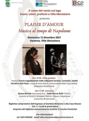 Plaisir D'Amour Musica al tempo di napoleone: Concert Various