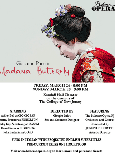 Boheme Opera NJ Madama Butterfly Poster