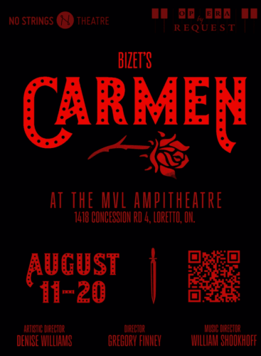 CARMEN presented by No Strings Theatre and Opera by Request: Carmen Bizet
