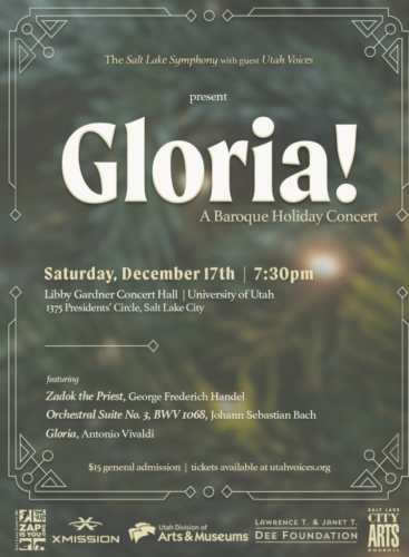 Gloria! A Baroque Holiday Concert: Gloria, RV 589 Vivaldi (+2 More)