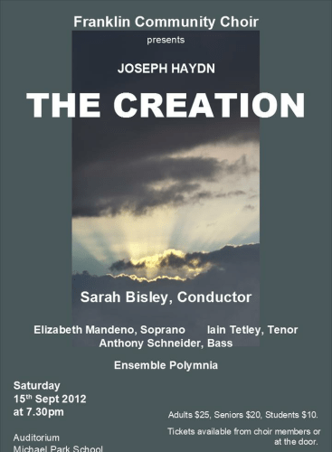 Haydn's "Creation"