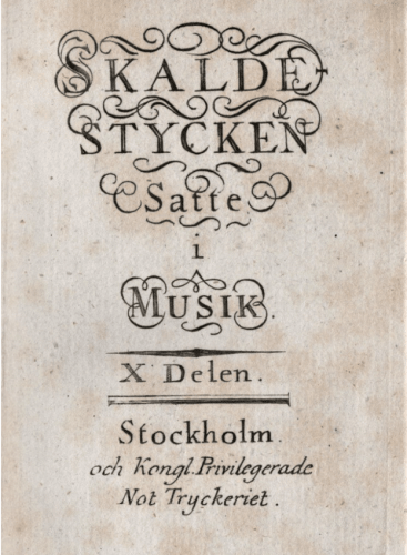 Musikaliskt Tidsfördrif Åhlström