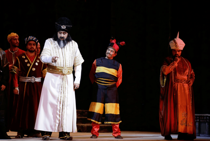 U.Hajibeyli- "Koroglu"- Ehsan pasha with Hasan khan and jester (from the II act)