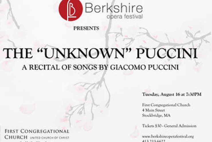 The "unknown" Puccini: Recital Various