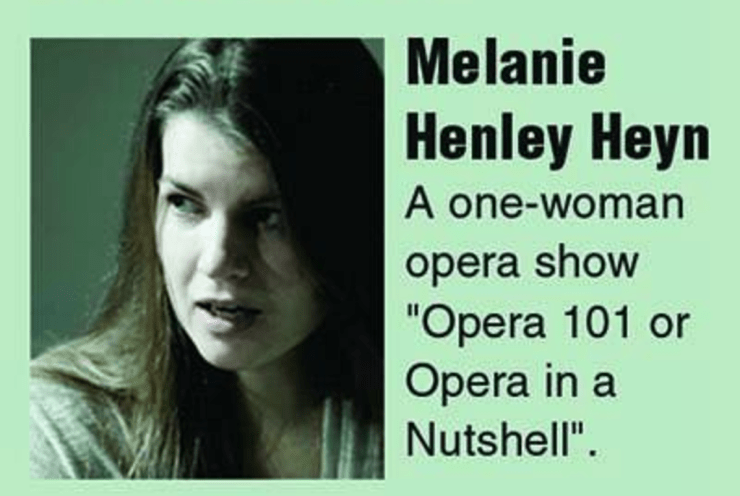 2022 Melanie henley heyn in the voices of spring concert series: Recital Various