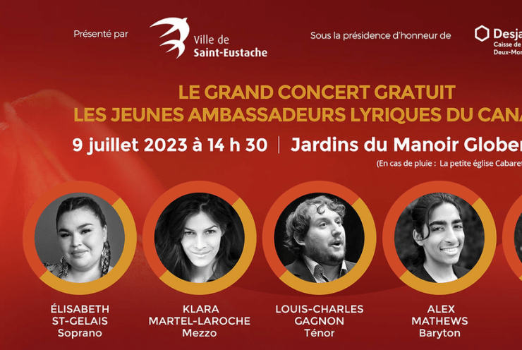 Concert Extérieur Gratuit: Les Jeunes Ambassadeurs Lyriques 2023: POster
