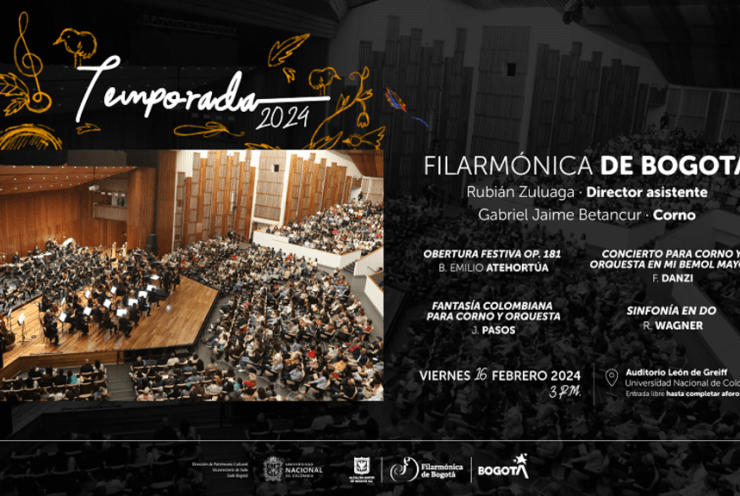 Una “Fantasía colombiana” interpretada por la Filarmónica de Bogotá: Horn Concerto in E Major Danzi, F. (+3 More)