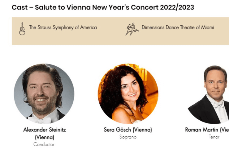 Salute to Vienna New Year's Concert: Giuditta Lehár (+2 Mehr)
