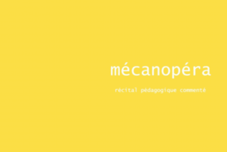 Mécanopéra: Recital Various