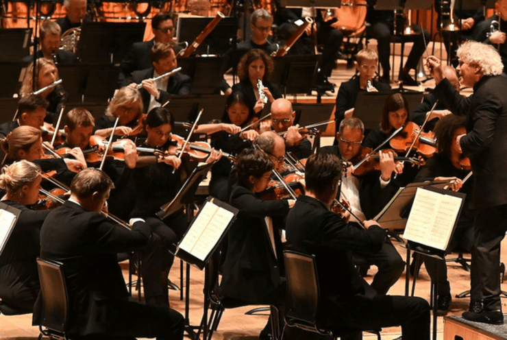 London Symphony Orchestra / Sir Simon Rattle: Violin Concerto op. 77 Brahms (+1 More)