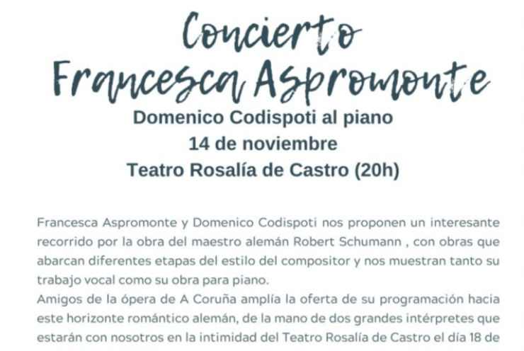 Concierto Francesca Aspromonte: Concert Various