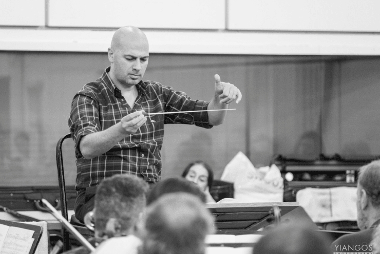 Yiannis Hadjiloizou in rehearsal by Dinos Yiangou