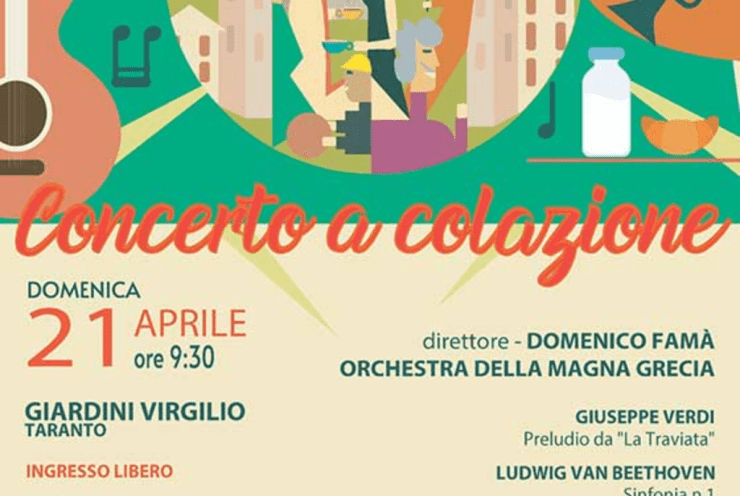 CONCERTO A COLAZIONE – Giardini Virgilio, Taranto: La Traviata: Prelude To Act III Verdi (+1 More)