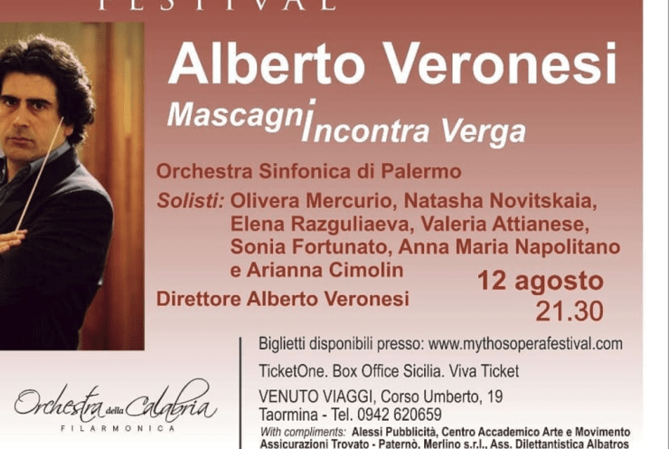 Alberto Veronesi Mascagnincontra Verga: Concert Various