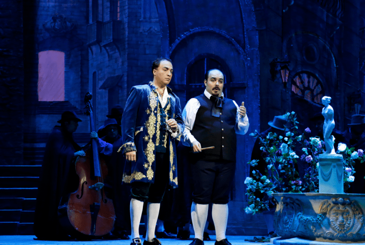 Il barbiere di Siviglia- Scene with the Count Almaviva and the choir (I act)