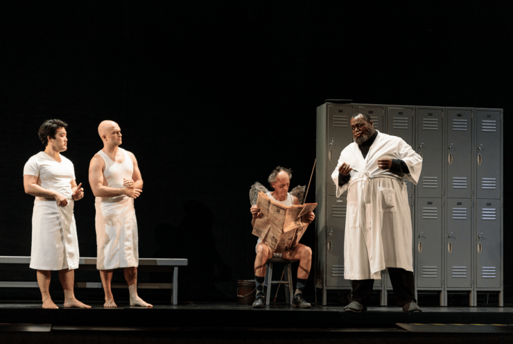 Cosi fan tutte (SD Opera 2021) - Timothy Nelson (dir); Tim Wallace (set); Ingrid Helton (costumes) - photo by Karli Cadel