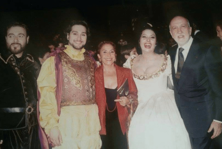 Con Teresa Berganza e Pier Luigi Pizzi