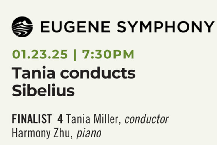 Eugene Symphony: Tania Conducts Sibelius: Birds Of Paradise Tarrodi (+2 More)