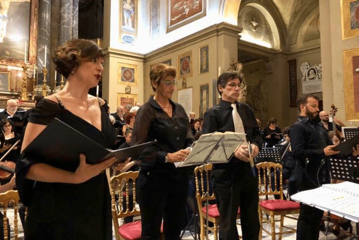 Requiem, K.626 Mozart, i quattro solisti: Annalisa Raspagliosi, Stefania Colesanti, Alessandro Fantini e Alessio Quaresima Escobar