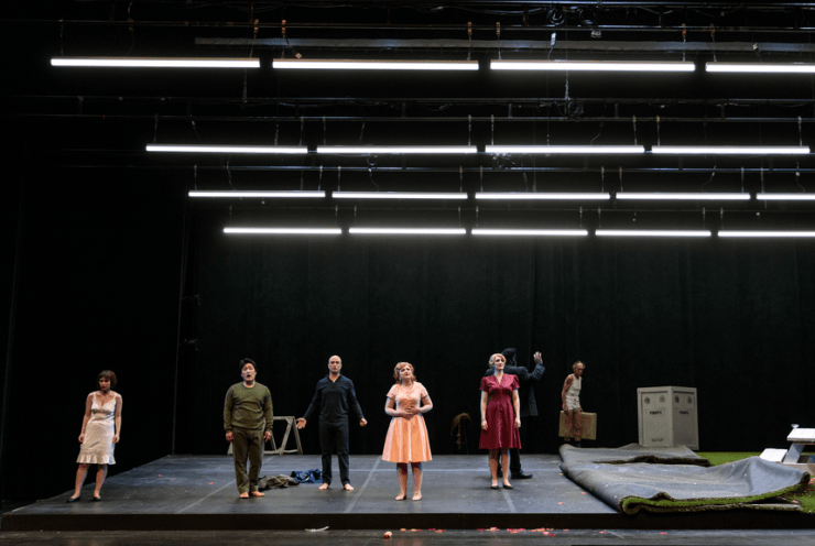 Cosi fan tutte (SD Opera 2021-22) - Timothy Nelson (dir); Tim Wallace (set); Ingrid Helton (costumes) - photo by Karli Cadel