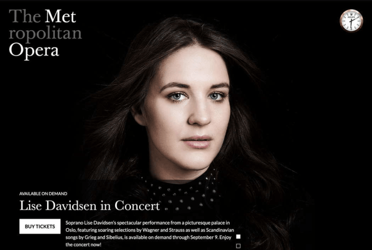 Met Stars: Lise Davidsen: Concert Various