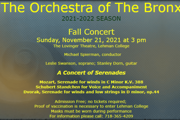 Fall Concert: Serenade No.12 in C minor, K388/384a Mozart (+2 More)