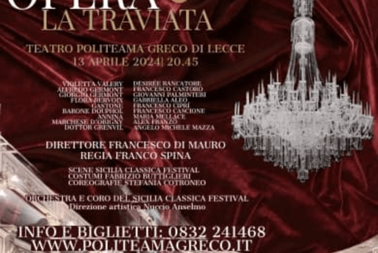 LA TRAVIATA - OPERA LIRICA DI G. VERDI: La Traviata Verdi