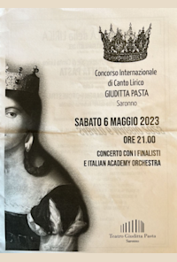 Concerto Finalisti Concorso Internazionale di Canto Lirico Giuditta Pasta di Saronno